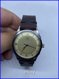 Rare Vintage Omega 2438 4 Bumper Automatic Sector Dial Repainted, READ
