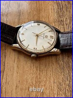 Rare Vintage Omega 9ct Gold Manual Wind Men's Watch Cal 285 1960 Ref 2388
