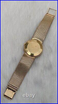 Rare Vintage Omega Automatic Calibre 552 9k Solid Gold Men's Watch