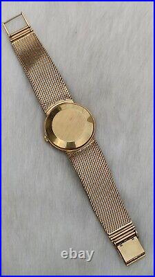 Rare Vintage Omega Automatic Calibre 552 9k Solid Gold Men's Watch