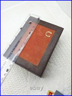 Rare Vintage Omega Box F/ Automatic Warranty Card Holder Authentic Swiss Made