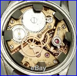 Rare Vintage Omega Cal 231 MID Sz Mens Watch 14k Rose Gold Cap Ref# 2621-2sc