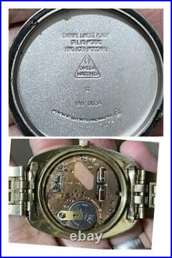 Rare Vintage Omega Constellation Chronometer F300 Hz 1980034 gold shell Watch R2