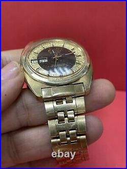 Rare Vintage Omega Constellation Chronometer F300 Hz 1980034 gold shell Watch R2