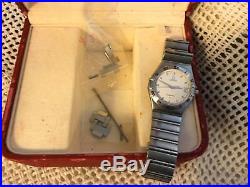 Rare Vintage Omega Constellation Date Stainless Steel Classic Watch 27mm