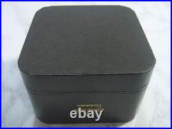 Rare Vintage Omega Constellation Empty Grey Leather Presentation BOX