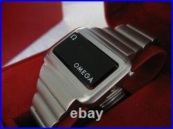 Rare Vintage Omega Constellation Led Watch Cal 1602 With Org Box & Papers Mint