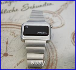 Rare Vintage Omega Constellation Time Computer 1602 Digital 2 LED wrist watch