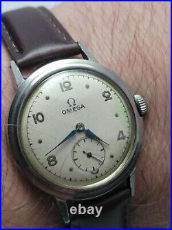 Rare Vintage Omega Millitary WW2 Manual winding Men Watch 1944
