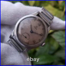 Rare Vintage Omega Ref 2165A Cal 26.5T3 Military WWII ERA Men's Watch 31MM