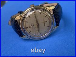 Rare Vintage Omega Seamaster 2846 2 Automatic Cal 491 Plaquet Or 34mm Men Watch