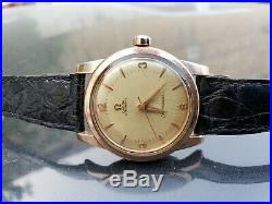 Rare Vintage Omega Seamaster 2846 Cal 501 Gold Capped Auto Mens Watch