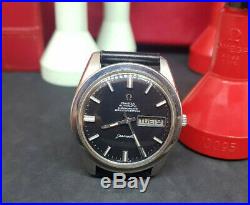 Rare Vintage Omega Seamaster Chronometer Black Dial Cal751 Auto Man's Watch