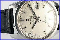 Rare Vintage Omega Seamaster Jumbo 36mm Textured Dial S. Steel Automatic Watch