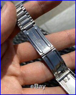 Rare Vintage Omega Speedmaster Flat Link 19mm Bracelet Ref. 1035 Dated 1971