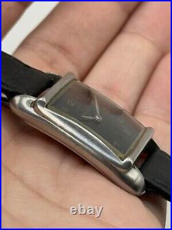Rare Vintage Omega Tank Black Dial Ref 3846/1