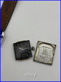 Rare Vintage Omega Tank Black Dial Ref 3846/1