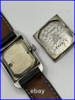 Rare Vintage Omega Tank Black Dial Ref 3846/1