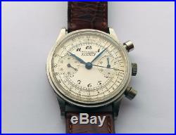Rare Vintage Omega Tissot watch chronograph from 1939 caliber 33.3 15TL