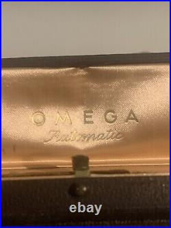 Rare Vintage Omega Watch Case Presentation Box Vintage 1960's