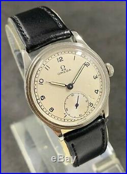 Rare Vintage Omega Watch Military WW2 Ref. 9734543 Cal. 26.5 SOB T2, Jew. 15,1937's