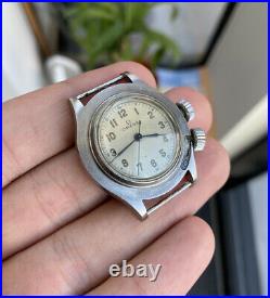 Rare Vintage Omega Weems Military A. M. Pilots Watch Barn Find Project Circa 1940