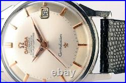 Rare Vintage Original Omega Constellation Pie Pan 561 S. Steel Automatic Watch