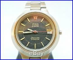 Rare Vintage SS Omega f300 Seamaster Cone ESA9162 Tuning Fork watch