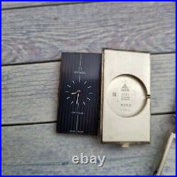 Rare Vintage Silver Omega De Ville Unisex Watch With Original Silver Bracelet