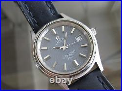 Rare omega seamaster cosmic 2000 mens watch cal 1012 Grey dial 38 mm automatic