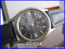Rare omega seamaster cosmic 2000 mens watch cal 1012 Grey dial 38 mm automatic