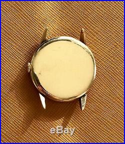 Rare vintage 40's OMEGA men's watch solid 18K yellow gold, turtle lugs
