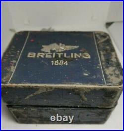 Rare vintage Breitling Chronograph Landeron 48 manual winding men watch with box