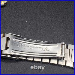 Rare vintage Omega sea master no 43 Ref 1434/791 Gold plated Watch Bracelet 20MM