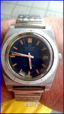 Rare vintage sub skin diver submariner watch automatic no zenith omega longines