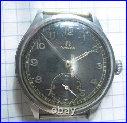 Sell rare watch Omega 30T2 kal vintage black dial military 2169/2 Ref