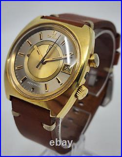 Serviced Vtg Rare Omega Seamaster Memomatic Cal 980 Alarm 166.072 Automatic