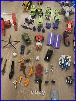 TRANSFORMERS G1 huge lot Vintage Takara Weapons Accessories Rare, Omega, Optimus