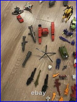 TRANSFORMERS G1 huge lot Vintage Takara Weapons Accessories Rare, Omega, Optimus