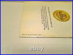 Ultra Rare Vintage OMEGA Memomatic Booklet German Language 70SS