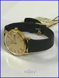 VERY RARE Gold OMEGA SeaMaster AUTOMATIC Day & Date Men's watch Vintage spanish