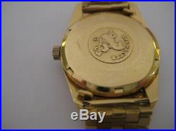 VERY RARE Vintage 18k Omega Seamaster Turler Men's Watch Original 18k Bracelet