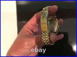 VERY RARE Vintage 70s Original Omega Constellation TV Dial AUTOMATIC GOLD watch