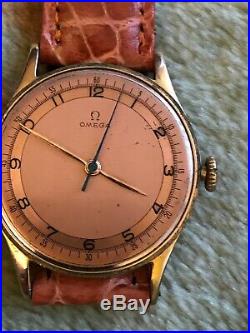 VINTAGE Omega Watch Very Rare 1940s Hand Wind 16j Truly A Beauty Serviced