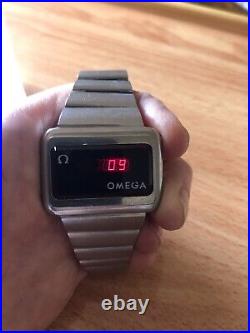 VINTAGE RARE OMEGA CONSTELLATION TC-3'Time Computer' LED Ref 196.0045