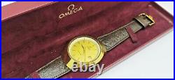 VINTAGE RARE OMEGA SEAMASTER GOLD PLATED CAL. 1002 Ref. 166.090 MEN'S WATCH