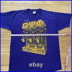 VTG 90s Omega Psi Phi Members Vs. Men T-Shirt Mens Sz XL Que Dogs USA Made RARE