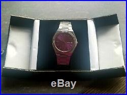 VTG Mens OMEGA Seamaster 1970s Automatic Purple Face Day Date Wristwatch RARE