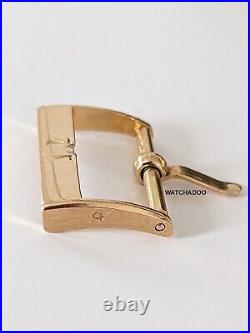V Nice Rare Vintage Omega Solid 18ct Gold French PGF Hallmark 16mm Watch Buckle