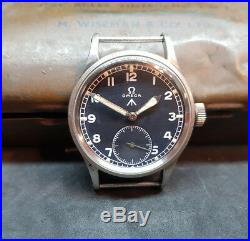 Very Rare 1940's W. W. W. Omega Dirty Dozen Manual Cal30t2 Man's Watch Y16140